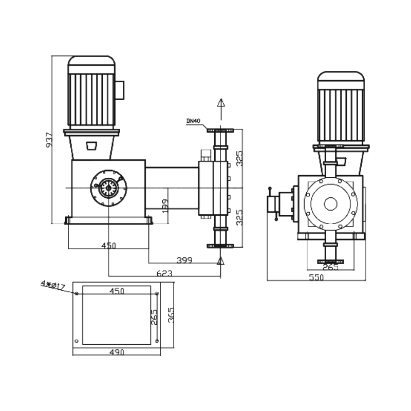 J-DM Hydraulic Diaphragm Metering Pumps